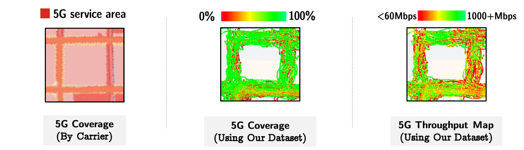maps showing 5g measurements